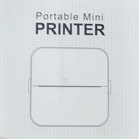 PortableThermal Mini Printer - White With Paper‎ NEW - Picture 2 of 6